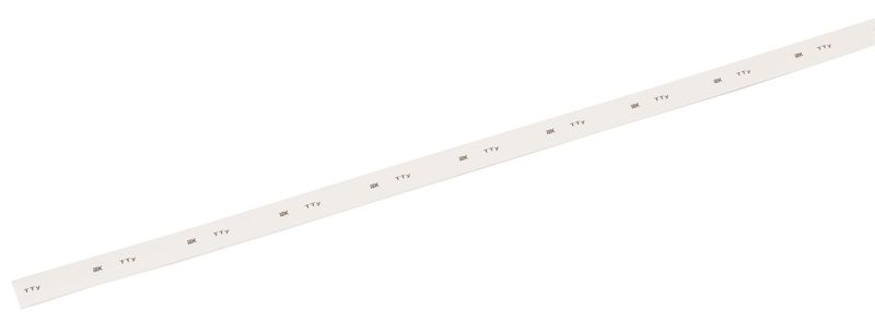 Трубка термоусадочная ТТУ нг-LS 12/6 бел. 1м IEK UDRS-D12-1-K01