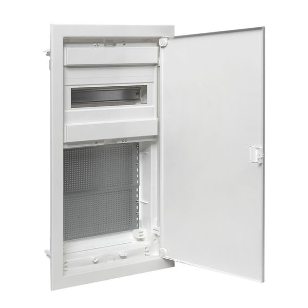 Щит комбинированный встраив. Nova 1 DIN-рейка + 2 монтаж. платы 3 габарит IP41 с пластик. дверью EKF nv-cb-pd-1+2