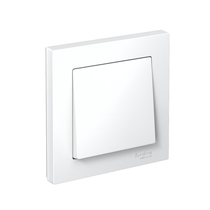 Выключатель 1-кл. СП AtlasDesign 10А IP20 (сх. 1) 10AX в сборе бел. SE ATN000112