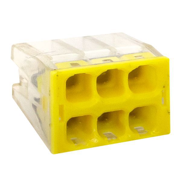 Клемма строительно-монтажная СМК 2273-246 6-проводная 0.5-2.5кв.мм с пастой (уп.50шт) PROxima EKF plc-smk-2273-246