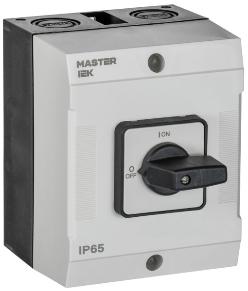 Переключатель кулачковый 10А (сх. 10) в боксе стандартная рукоятка IEK MI-CS20-010-010