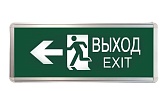 Светильник светодиодный ССА ВЫХОД-EXIT человек/стрелка 3Вт аварийный двусторонний TOKOV ELECTRIC TKE-SSA-3-2/4-IP20