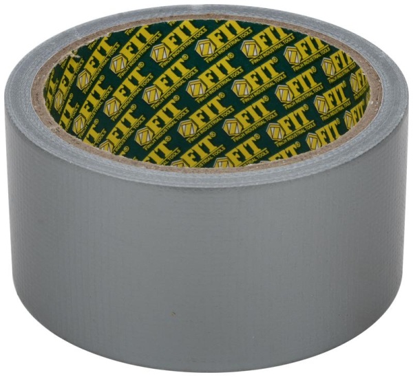 Лента клейкая универсальная армированная "Ductape" 48ммх10м FIT 11710