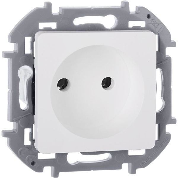 Розетка 1-м СП Inspiria 16А IP20 250В 2P механизм бел. IEK 673710