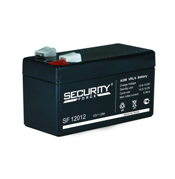 Аккумулятор ОПС 12В 1.2А.ч SF 12012 Security Force 4614030010003