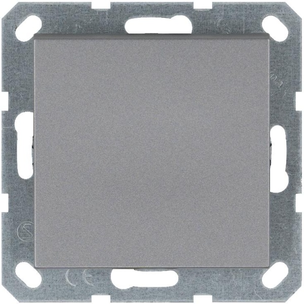 Кнопка звонка 1-кл. 10А IP20 механизм алюм. Jasmart G3010S