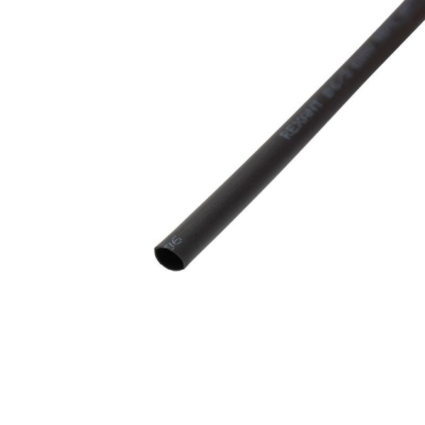 Трубка термоусадочная ТУТ нг 6.0/3.0 черн. 1м Rexant 20-6006