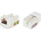 Вставка Keystone Jack RJ45 (8P8C) кат.5E Dual IDC KJ2-8P8C-C5e-90-WH бел. Hyperline 16289