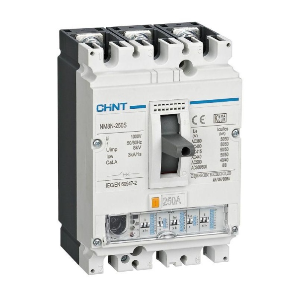 Выключатель автоматический 3п 400А 36кА NM8N-400C EN с электрон. расцеп. CHINT 269399