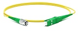 Патч-корд FC-S2-9-FC/AR-SC/AR-H-3M-LSZH-YL волоконно-оптический (шнур) SM 9/125 (OS2) FC/APC-SC/APC 2мм simplex LSZH 3м Hyperline 250675