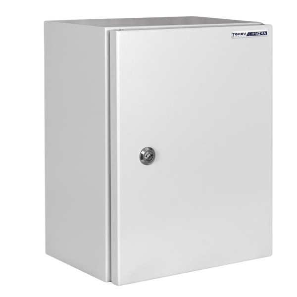 Корпус ЩМП-1 400х310х220 IP54 с монтажн. панелью метал. PRIZMA TOKOV ELECTRIC TKE-PZ-MPB54-1
