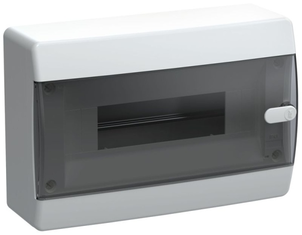 Корпус ЩРН-П-12 UNION Compact IP41 черн. прозр. дверь пластик. IEK UIC-KP12-N-12-41-K01