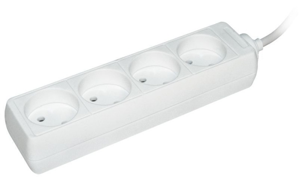 Удлинитель 4х3м без заземл. 10А IP20 У4 2P 250В 2х0.75 IEK WYP10-06-04-03-N