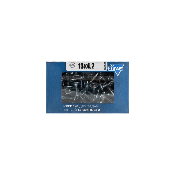 Саморез для тонкого метал. листа со сверлом 4.2х13 (коробка) (уп.200шт) Zitar 102148