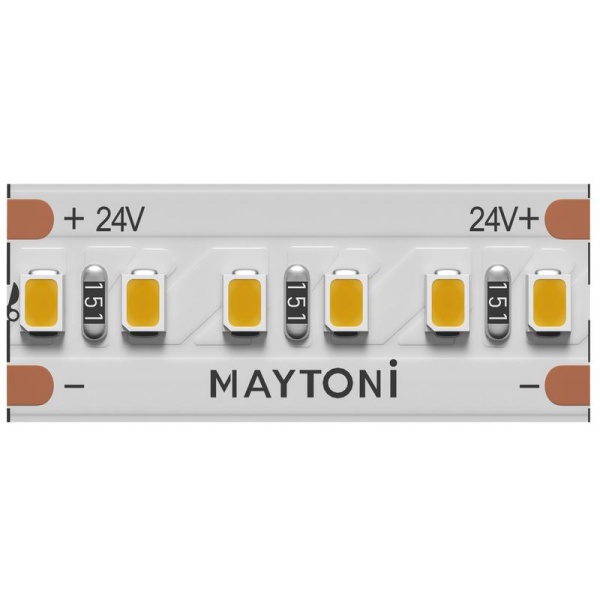 Лента светодиодная 24В 2216 8Вт/м 3000К IP20 (уп.5м) Maytoni 201061
