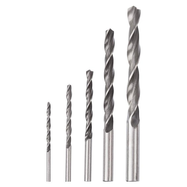 Набор сверл по металлу (HSS) диаметр 4.0-10.0мм (5шт) Kranz KR-91-0632