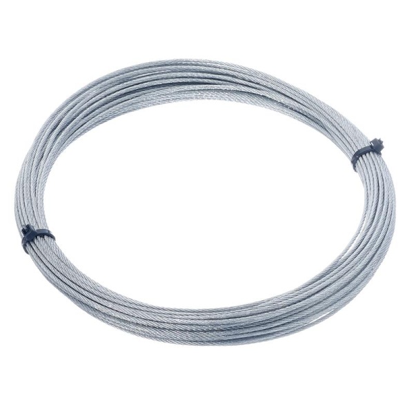 Трос стальной 3.0мм DIN 3055 цинк (уп.5м) подвес СТРОЙМЕТИЗ 4142062