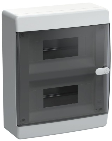 Корпус ЩРН-П-18 UNION Compact IP41 черн. прозр. дверь пластик. IEK UIC-KP12-N-18-41-K01