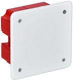 Коробка распаячная СП 92х92х45 IP20 КМ41001 (с саморезами с крышкой) IEK UKT11-092-092-040
