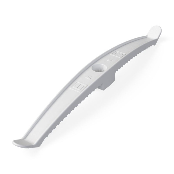 Держатель кабеля двусторонний для прямого монтажа бел. (уп.20шт) Промрукав PR13.0384