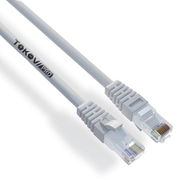 Патч-корд кат.5E U/UTP 24 AWG PVC 2м PRO TOKOV ELECTRIC TKP-PC06-5EU-CUPVC-2M