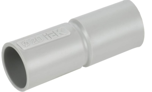 Муфта соединительная для жестких труб d20 GIG-20 ELASTA IEK CTA10D-GIG20-K41-100