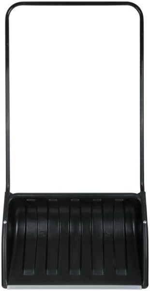 Скрепер для уборки снега пластиковый металлическая ручка 700x465x1360мм КУРС 68135